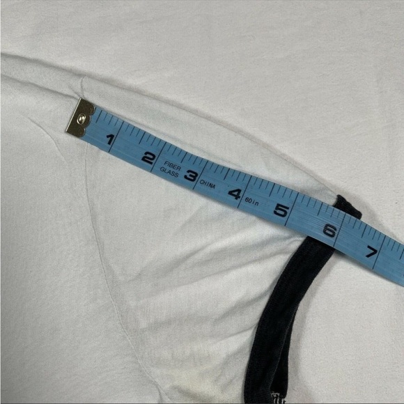 WILDFOX Ringer Tee sz Small Johnny Fang 4 Mouths Graphic Black White - Picture 7 of 10